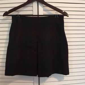 Subtle plaid wool skirt